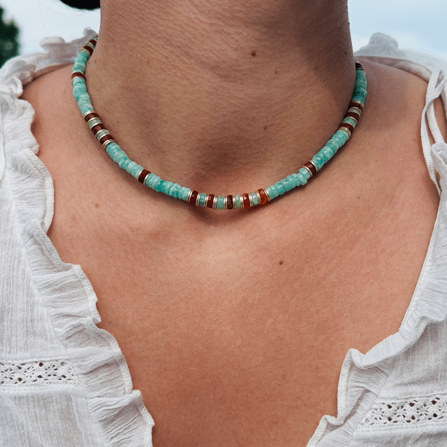 Collier Heishis Pinarellu