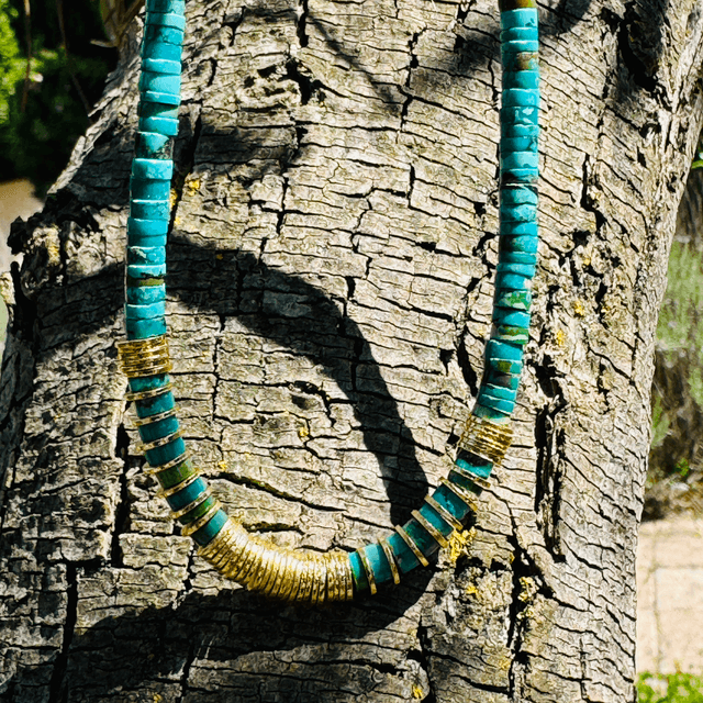 Collier heishis Cabopino