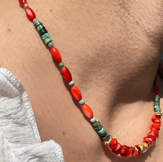 Collier coquillages gouemon 