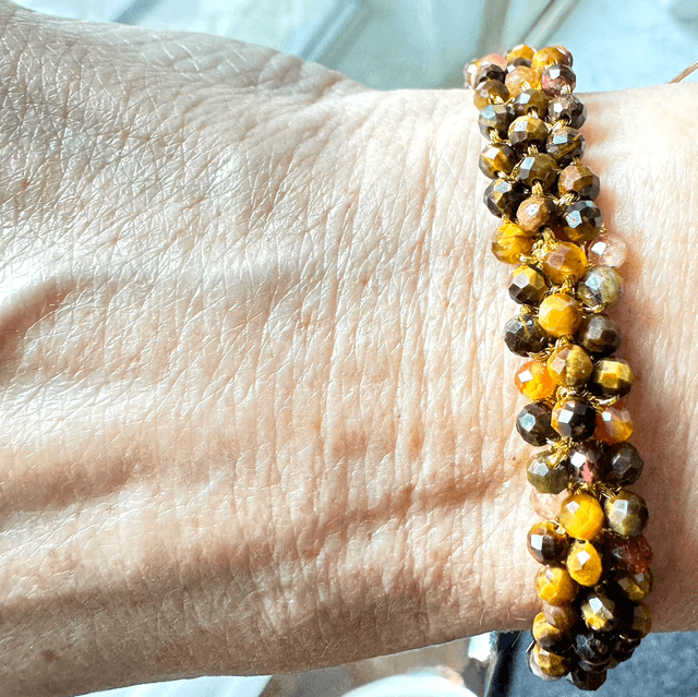 Bracelet Crochet Tigré