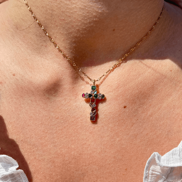 Collier Éclats Croix