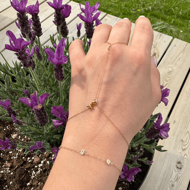 Bracelet Chaine Orange