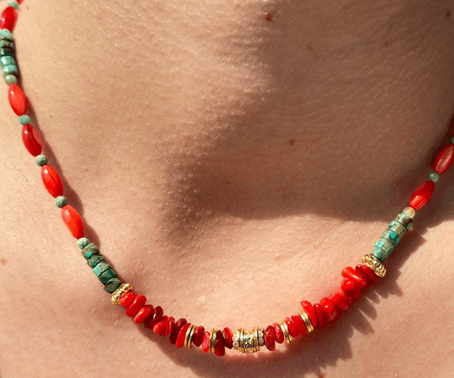 Collier coquillages gouemon 