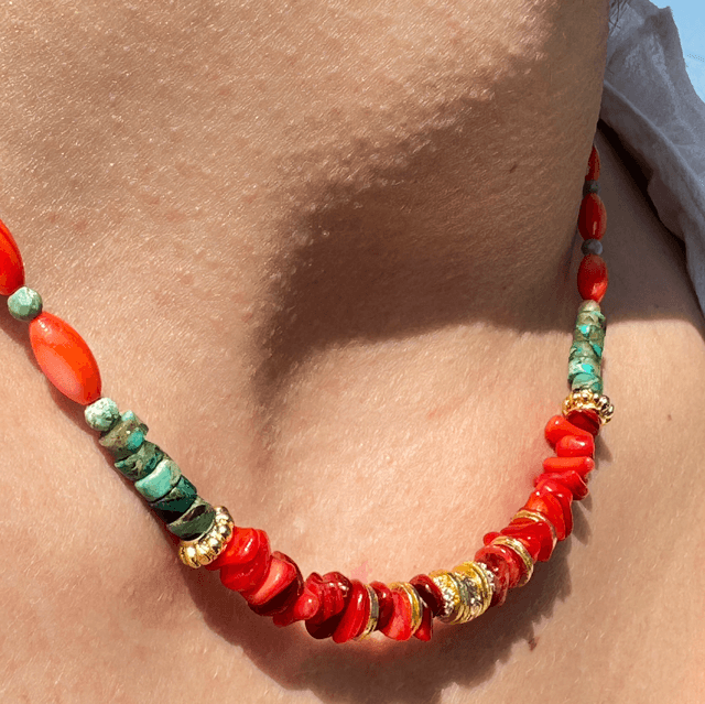 Collier coquillages gouemon 