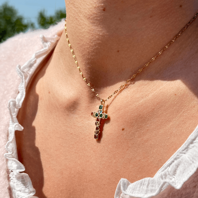 Collier Éclats Croix
