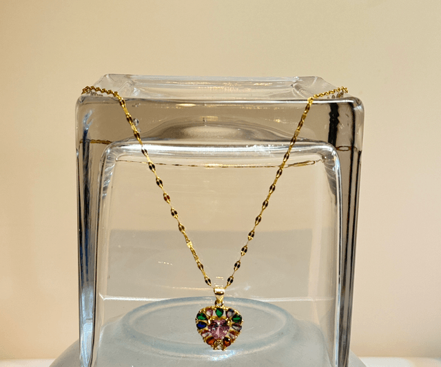 Collier Éclats Coeur 