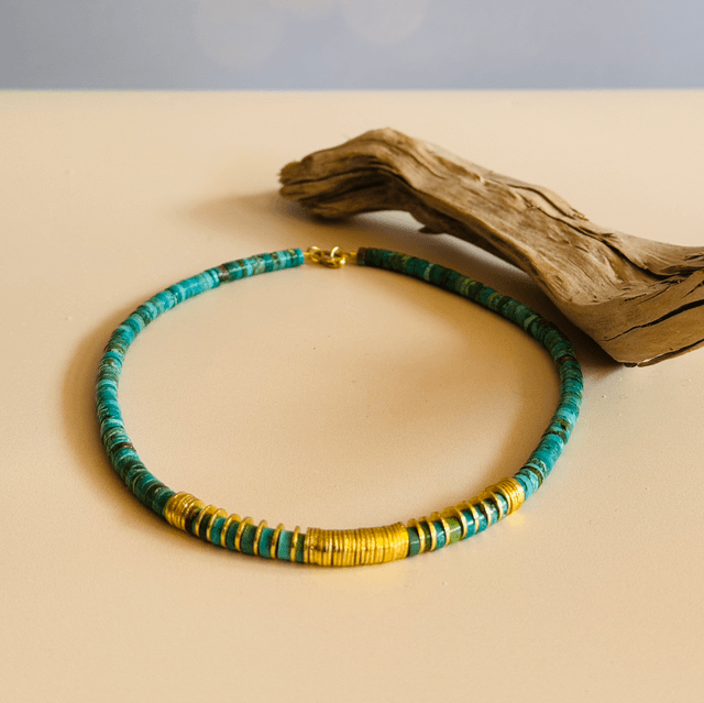 Collier heishis Cabopino